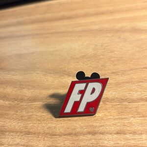 FP Fast Pass Hidden Mickey Disney Trading Pin